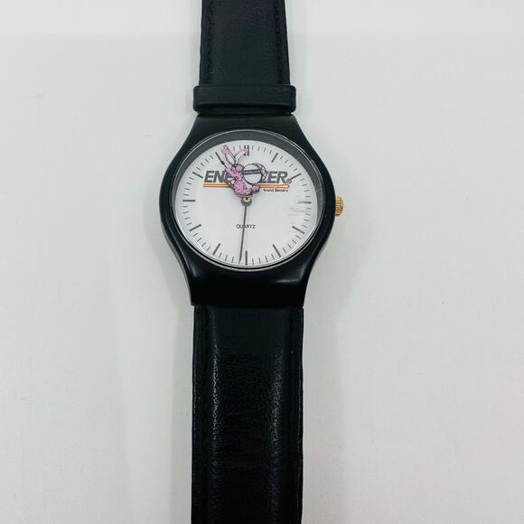VTG Energizer Brand Battery Bunny Second Hand BlackResin Wrist Watch Promotional - Picture 3 of 7